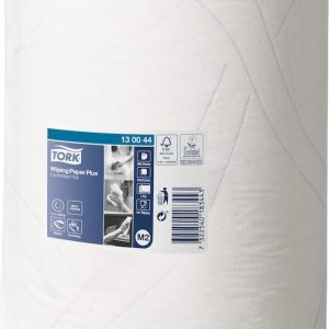 130044 Tork papírová utěrka Plus – střed. odvíjení, 2 vrstvy, 368 út., 1 x 6, bílá, M2