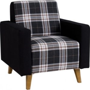 Gib Meble  Křeslo tmavé MEMONE GIB 78/75/80