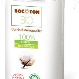Bocoton Odličovací tampony z biobavlny, square cotton pads 40 ks