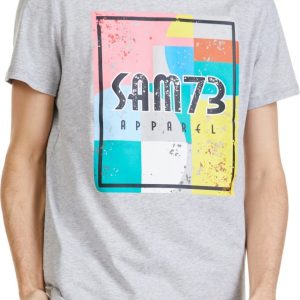SAM 73 Pánské triko ELIJAH Šedá L