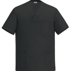 Kuchařská košile EGOchef COOL černá – krátký rukáv L