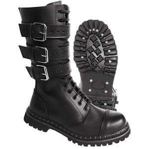 Brandit Boty Phantom Boots se sponami černé 10