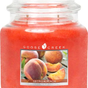 Goose Creek – Broskev Svíčka ve skle 450 g