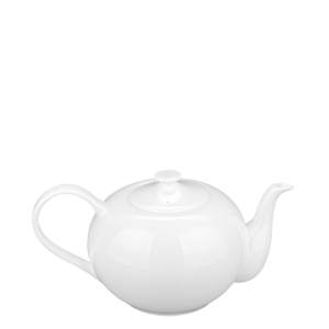 Bílý porcelánový čajník 1,2 l – Premium Platinum Line