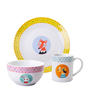 Dětský porcelánový set 3 ks – KIDS WorldAnimals