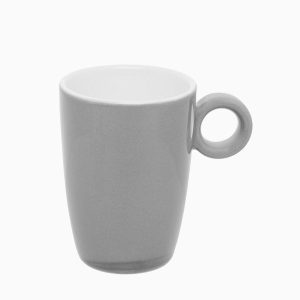 Mokka šálek vysoký světle šedý 80 ml – RGB