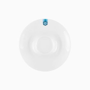 Kávový/čajový podšálek s modrým ornamentem 15 cm – Gaya RGB