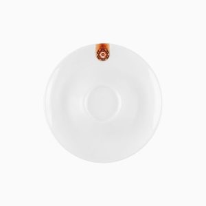 Mocca podšálek s hnědým ornamentem 12,5 cm – Gaya RGB