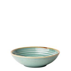 Talíř hluboký Spiral Sand tyrkysový 19,5 cm – Gaya