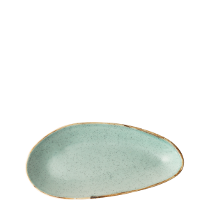 Talíř oválný Sand tyrkysový 25 cm – Gaya