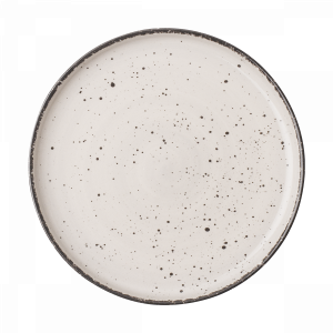 Mělký talíř U-Coupe 28 cm – Gaya Atelier světle šedá