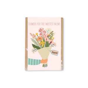 Semínkové bomby – dárková sada mini "Pro nejlepší maminku" Kytice Blossombs 4ks