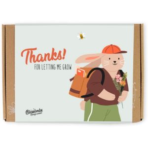 Semínkové bomby – dárková sada pro učitele menší Zajíček Blossombs 7ks