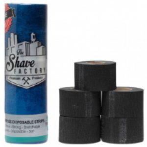 The Shave Factory Jednorázový ochranný límec Černý 5 ks