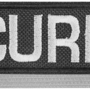 Nášivka: SECURITY [malá] černá | bílá