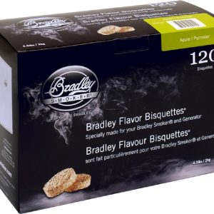 Bradley Smoker Udící briketky Jabloň – 120ks