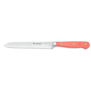 Nůž na uzeniny Wüsthof CLASSIC Colour – Coral Peach 14 cm