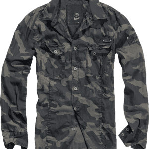 Brandit Košile SlimFit Shirt darkcamo 5XL