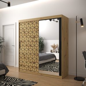 Abika Šatní skříň PLASTER 2  180/200/62 barevné provedení