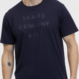 SAM 73 Pánské triko MILHOUSE Modrá 2XL