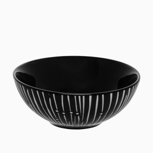 Miska na cereálie černá / světle 14 cm – Basic