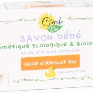 Cigale BIO Marseillské koupelové mýdlo Baby s meruňkovým olejem 100 g