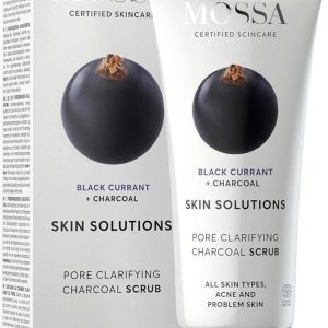 MOSSA Černý peeling s aktivním uhlím 60 ml