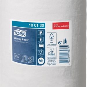 100130 Tork papírová utěrka Mini, 1 vrstva, 1 x 11, bílá, M1