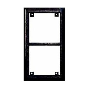 4FF 127 12.5 – rám 2 moduly, KARAT INOX