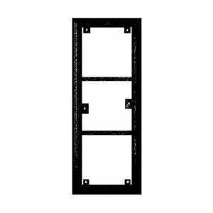 4FF 127 13.5 – rám 3 moduly, KARAT INOX