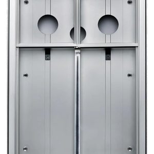 4FK 204 56 – Stříška GARANT vertikální pod omítku pro 2 moduly a 4M jmenovník