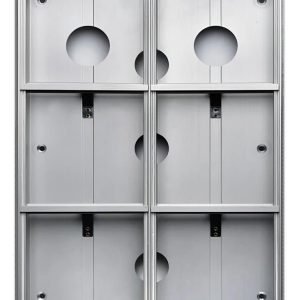 4FK 204 61 – Stříška GARANT vertikální nad omítku pro 6 modulů