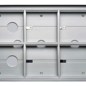 4FK 204 67 – Stříška GARANT horizontální pod omítku pro 6 modulů