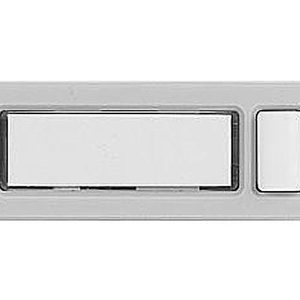 4FK 461 02.10 – zvonkové tlačítko plastové se jmenovkou