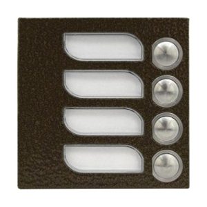 4FN 230 84.1/F – modul 4 tlač. TT KARAT, 4+n, měděná, 4 jmen.