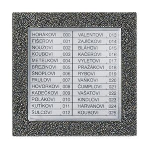 4FN 230 92.2 – popisný m. KARAT, 2-BUS, stříbr., podsvit