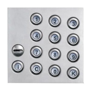 4FN 230 99.5/P – číselnice KARAT INOX, 2-BUS , podsvit, se Z