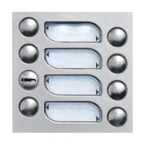 4FN 231 02.5 – modul 7 tlač. TT KARAT INOX, 2-BUS, nerez, se Z