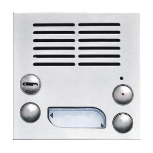 4FN 231 07.5/N2R – el. vrátný 2 tl. EV VIDEO KARAT INOX, 2-BUS, nerez, 2 relé