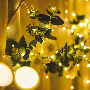 100 LED 8 Program Vnitřní mikro LED vánoční stromek String Light 11,5 metrů – teplá bílá
