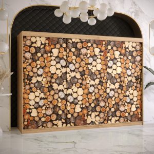 Abika  skříň DREWNO 1  250/200/62 barevné provedení