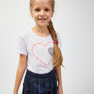 SAM 73 Dívčí triko ALAINA Bílá 116