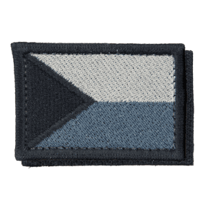 Nášivka: Vlajka Česká republika [55×38] [ssz] šedá | černá