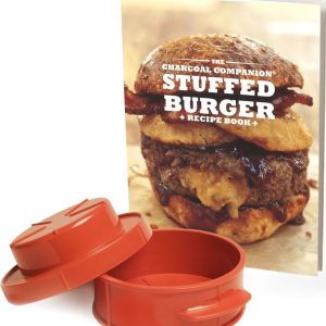 Charcoal Companion Forma na plněný hamburger s kuchařkou