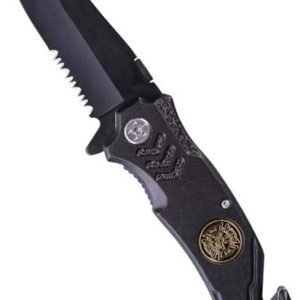 Nůž zavírací Fire Brigade černý