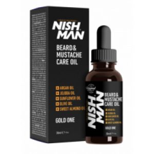 Nishman Beard & Mustache Care Oil Gold One olej na vousy 30 ml