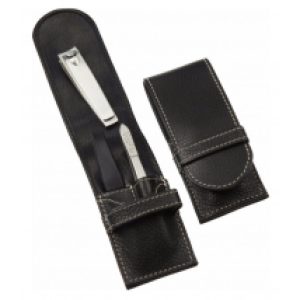 Hans Kniebes 3301-0902 manikúra v koženém pouzdře 3-dílná