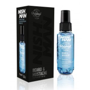 Parfém na vousy NISH MAN Beard & mustache perfumed spray Genius 75 ml