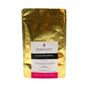 Sypaný čaj Ceylon Breakfast ve vaku The Tea Republic 50g