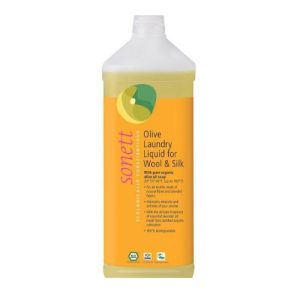 Olivový tekutý prací gel na vlnu a hedvábí Sonett 1l